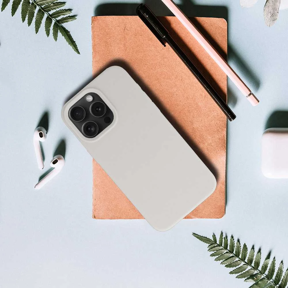 Fusion Accessories Topt Silikoninis Lite dėklas skirtas Xiaomi Redmi 9A titanium