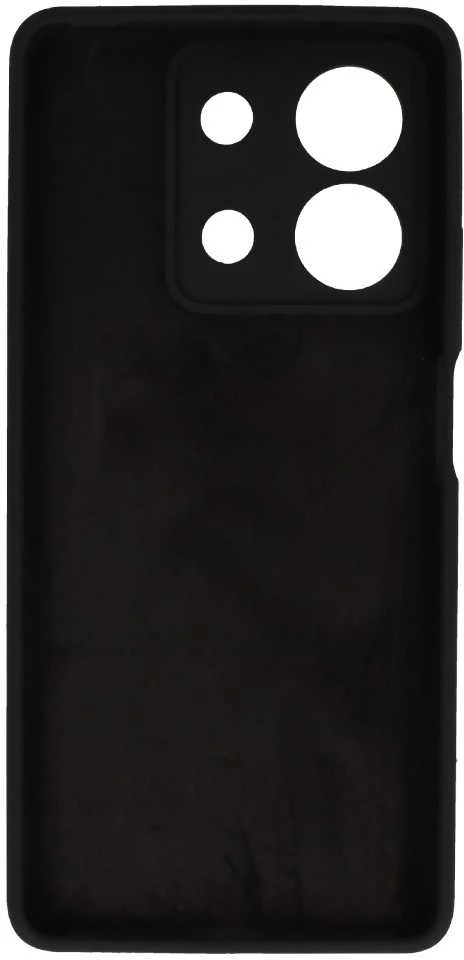 Fusion Accessories Topt Silikoninis Lite dėklas skirtas Xiaomi Redmi Note 13 5G juodos spalvos