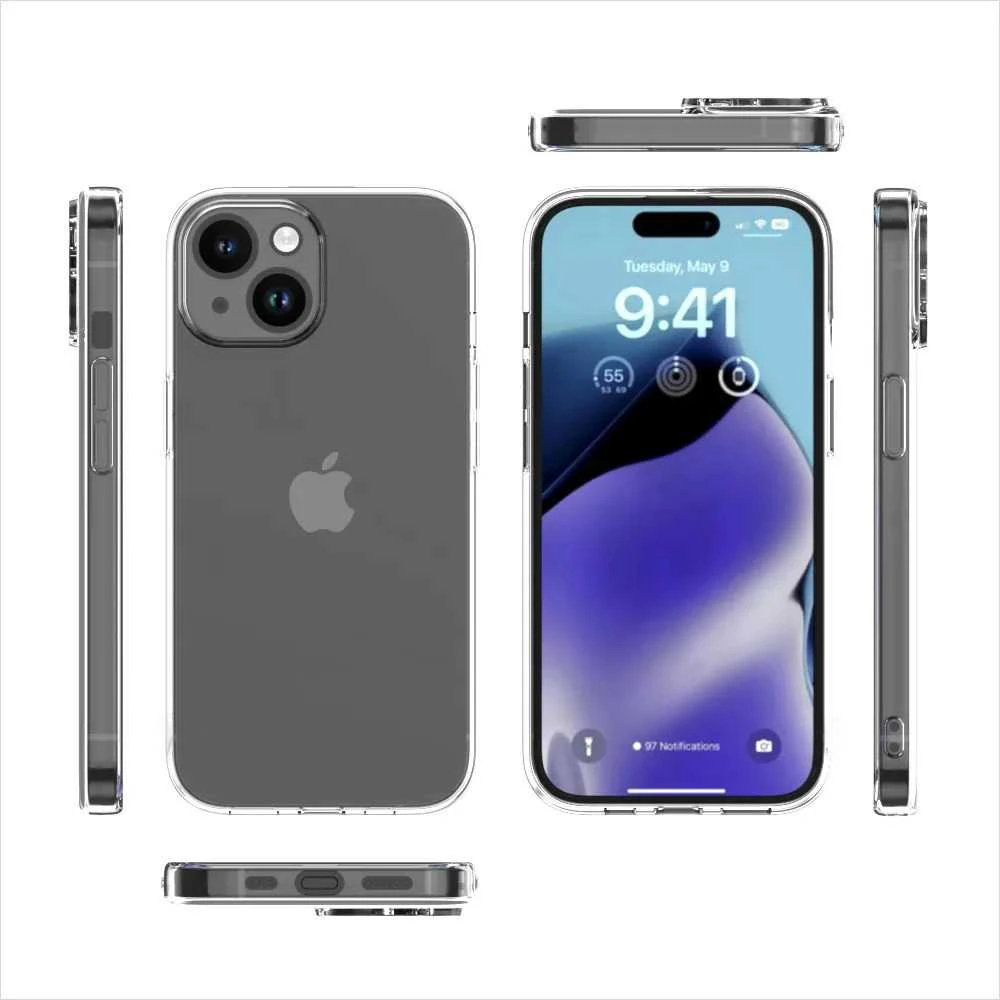 Fusion Accessories Topt Skaidrus dėklas skirtas Apple iPhone 15 Plus