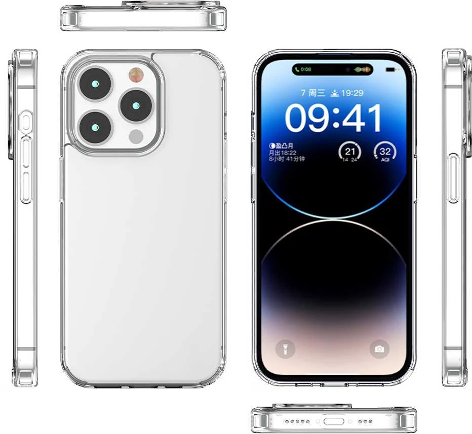 Fusion Accessories Topt Skaidrus dėklas skirtas Apple iPhone 15 Pro