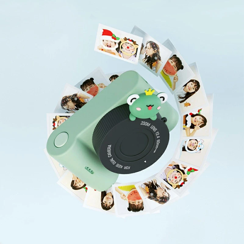 Toptel Skaitmeninis fotoaparatas vaikams C5 48Mpix, lietimui jautrus ekranas, WiFi, dinozauras