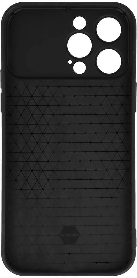Fusion Accessories Topt Slide Camera Armor dėklas skirtas Apple iPhone 15 Pro juodos spalvos