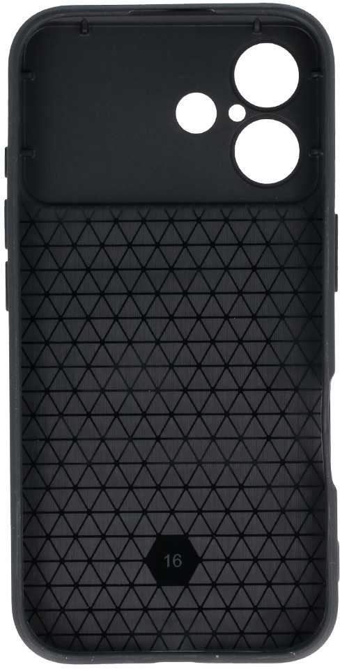 Toptel Topt Slide Camera Armor dėklas skirtas Apple iPhone 16 juodos spalvos