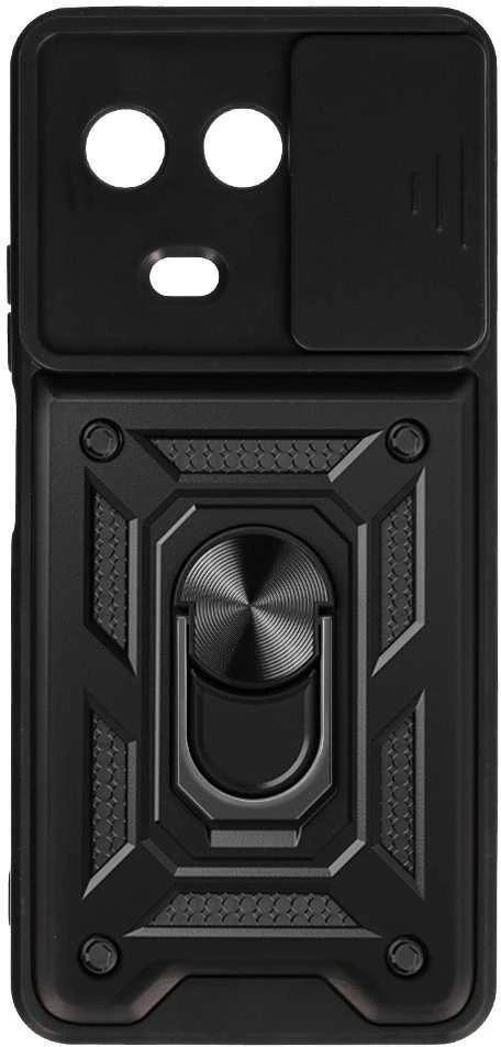 Slide Camera Armor dėklas skirtas Realme 11 5G juodos spalvos
