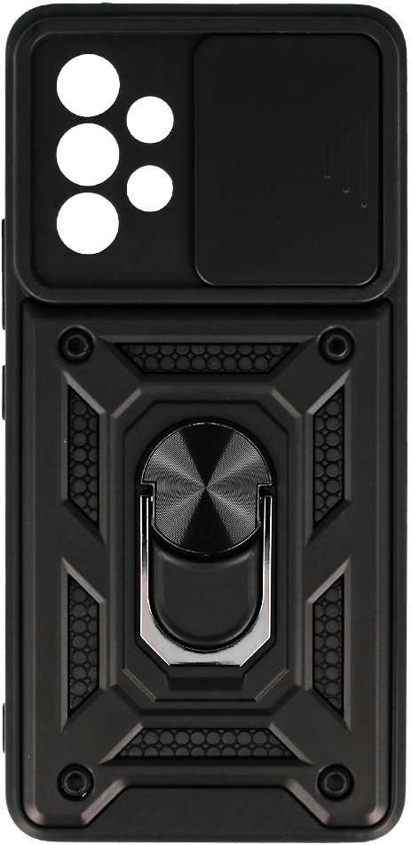 Fusion Accessories Slide Camera Armor dėklas skirtas Samsung Galaxy A53 5G juodos spalvos
