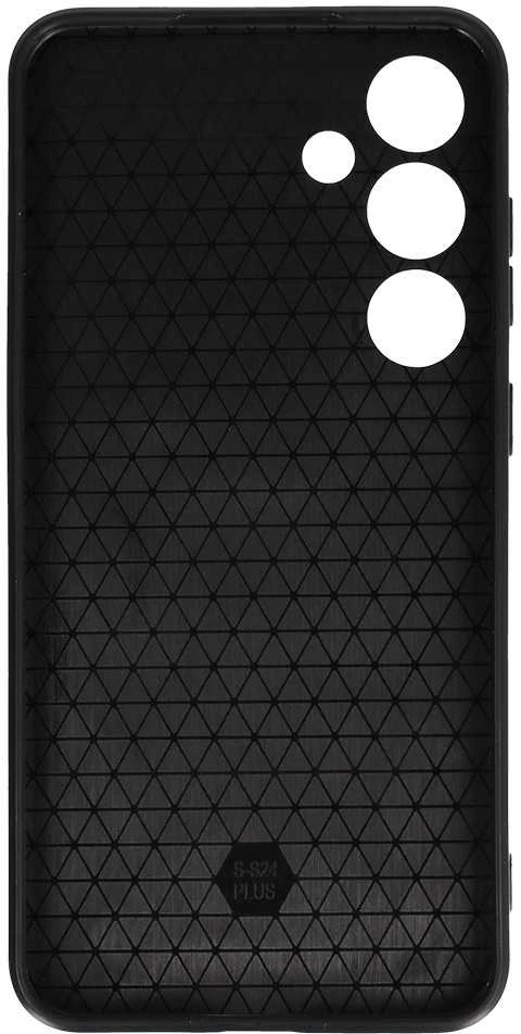 Fusion Accessories Topt Slide Camera Armor dėklas skirtas Samsung Galaxy S24 Plus juodos spalvos