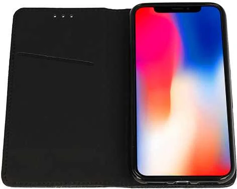 Fusion Accessories Topt Smart Book MAGNET Dėklas skirtas Xiaomi Redmi NOTE 14 PRO 4G juodos spalvos