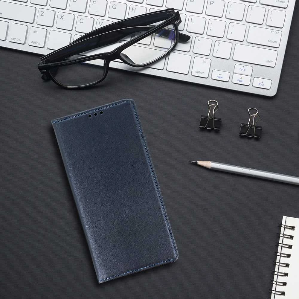 Toptel Topt Smart Magneto dėklas skirtas Xiaomi Redmi Note 14 5G mėlynos spalvos