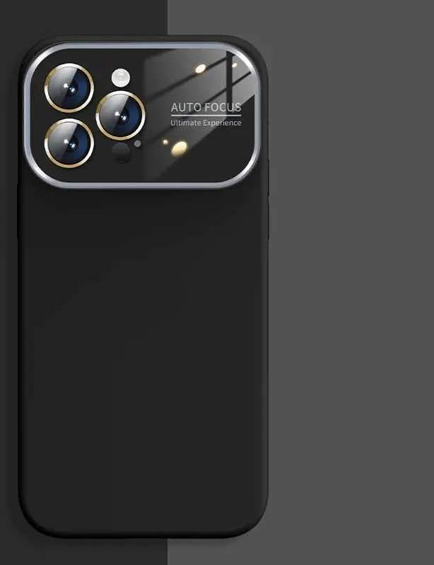 Fusion Accessories Topt Soft Silicone Lens dėklas skirtas Apple iPhone 15 Plus juodos spalvos