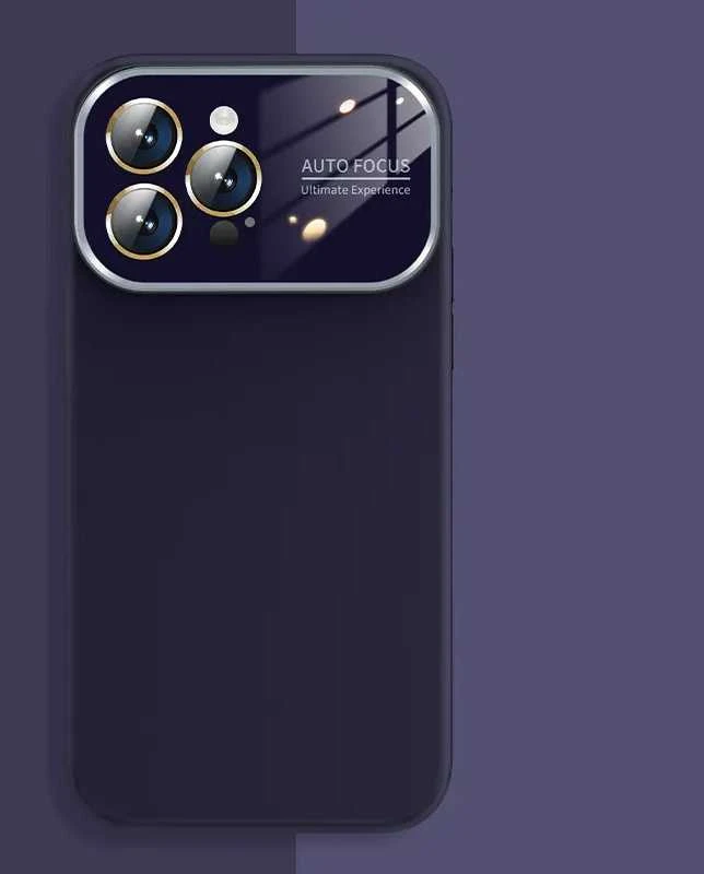 Fusion Accessories Topt Soft Silicone Lens dėklas skirtas Apple iPhone 15 Plus violetinės spalvos