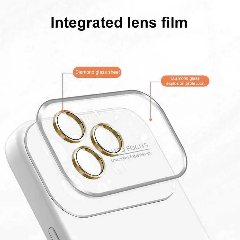 Fusion Accessories Topt Soft Silicone Lens dėklas skirtas Apple iPhone 15 Plus baltos spalvos