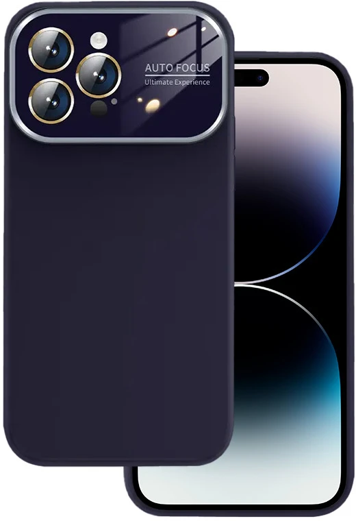 Fusion Accessories Soft Silicone Lens Dėklas skirtas Apple iPhone 12 violetinė