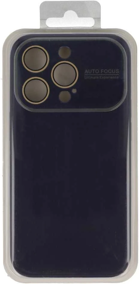 Fusion Accessories Topt Soft Silicone Lens dėklas skirtas Apple iPhone 14 Pro violetinės spalvos