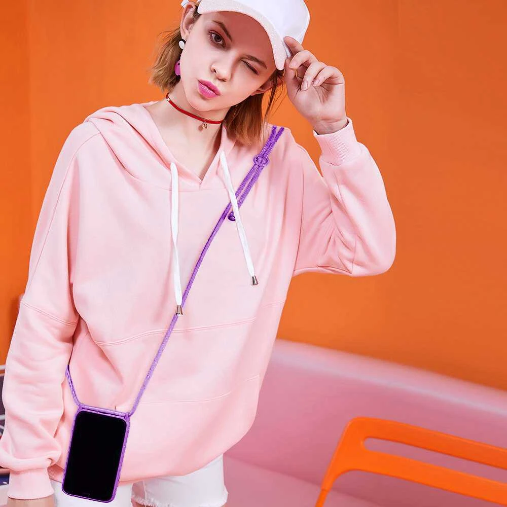 Toptel Topt STRAP silikoninis dėklas skirtas Apple iPhone 11 Pro Violet
