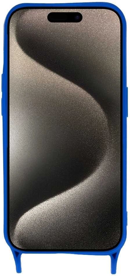 Fusion Accessories Topt Strap silikoninis dėklas skirtas Apple iPhone 13 Pro Max design 2 mėlynos spalvos