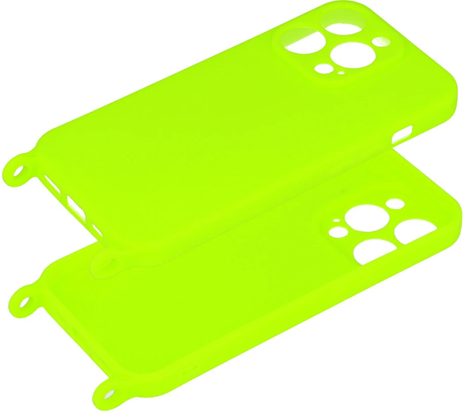 Fusion Accessories Strap Silicone Dėklas skirtas Apple iPhone 14 Pro design 2 lime