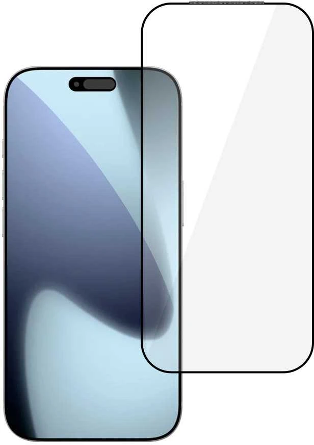 Toptel Topt Tel Protect Full Glue 6D Apsauginis stiklas skirtas Apple iPhone 17 Pro Max juodas