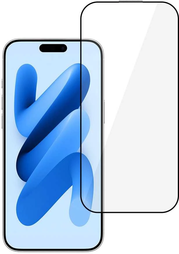 Toptel Topt Tel Protect Full Glue 6D Apsauginis stiklas skirtas Apple iPhone 17 Air juodas