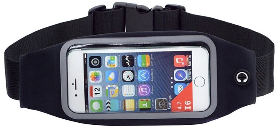 Reach Dėklas ant juosmens Sport Case juodas