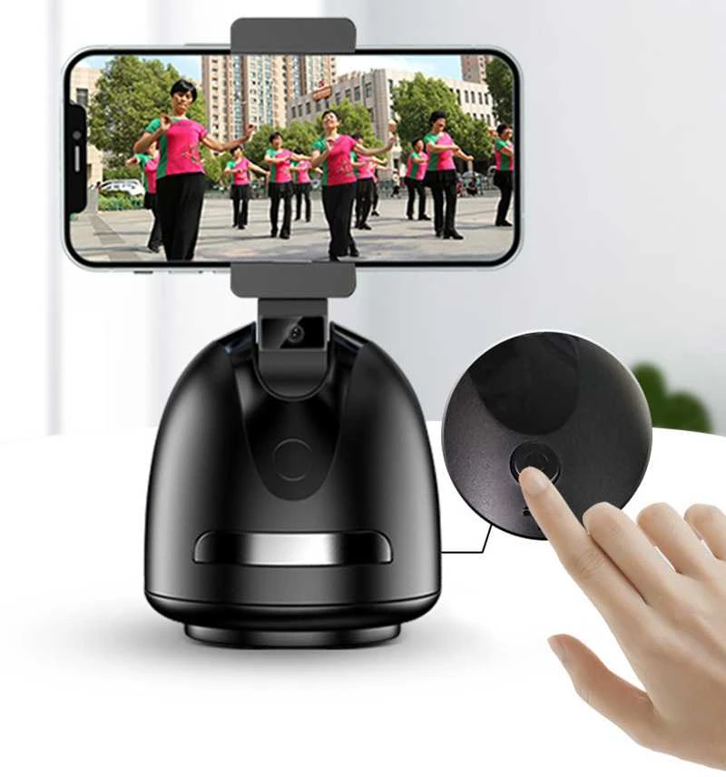Fusion Accessories Topt Telefono laikiklis su 360° veido sekimu P2S juodos spalvos