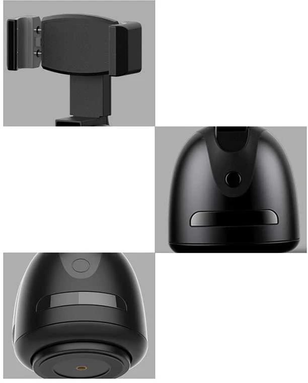 Fusion Accessories Topt Telefono laikiklis su 360° veido sekimu P2S juodos spalvos