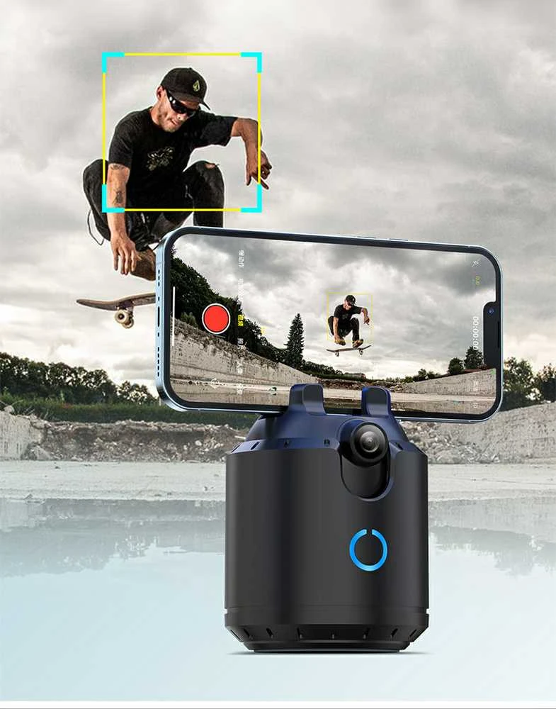 Fusion Accessories Topt Telefono laikiklis su 360° veido sekimu P3 juodos spalvos