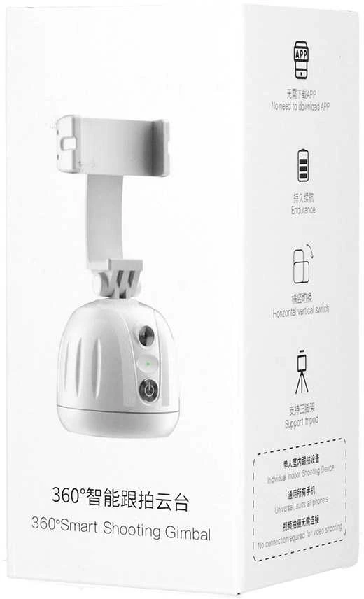 Fusion Accessories Topt Telefono laikiklis su 360° veido sekimu P5 juodos spalvos