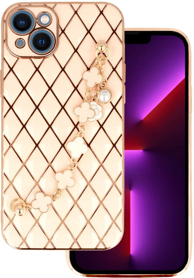 Toptel Trend Dėklas, skirtas iPhone 14 Plus, dizainas 5 šviesiai rožinė