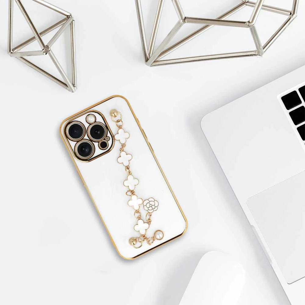 Toptel Topt Trend dėklas skirtas Apple iPhone 15 Plus design 3 baltos spalvos