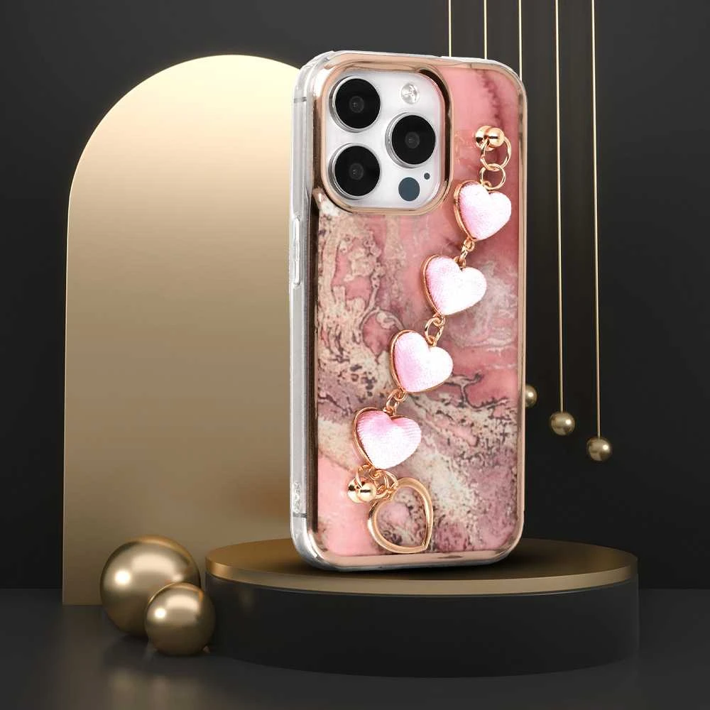 Fusion Accessories Topt Trend dėklas skirtas Apple iPhone 15 Pro design 6 rožinės spalvos