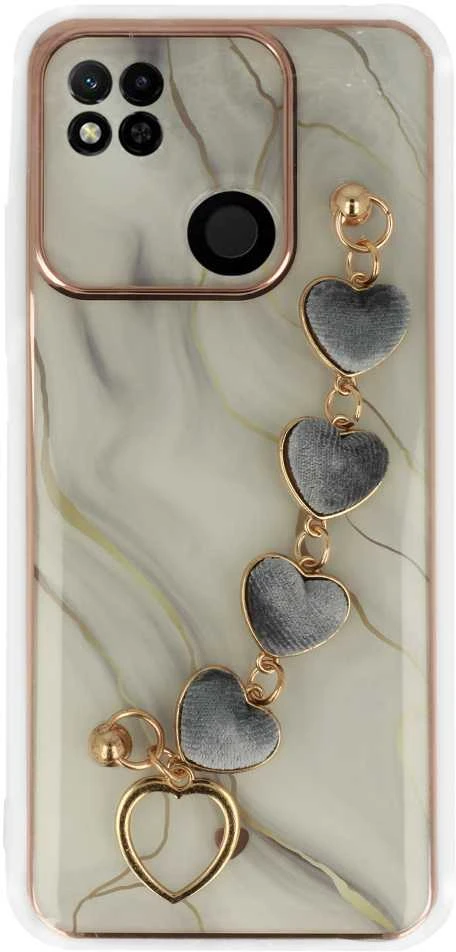 Fusion Accessories Topt Trend dėklas skirtas Xiaomi Redmi 10A design 1 baltos spalvos