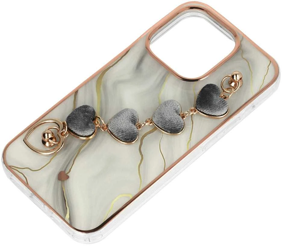 Fusion Accessories Topt Trend dėklas skirtas Xiaomi Redmi 10A design 1 baltos spalvos