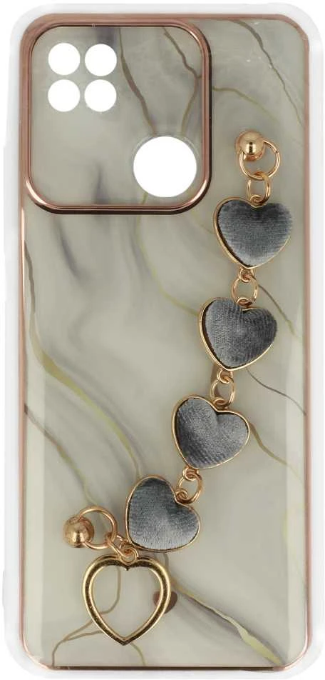 Fusion Accessories Topt Trend dėklas skirtas Xiaomi Redmi 10A design 1 baltos spalvos