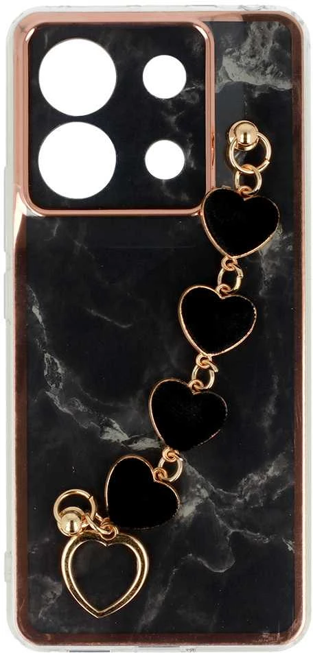Fusion Accessories Topt Trend dėklas skirtas Xiaomi Redmi Note 13 5G design 6 juodos spalvos