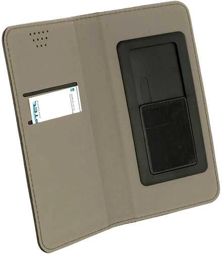 iLike Topt Universal BOOK MAGNET dėklas – 5,5-6,0 colių juodos spalvos