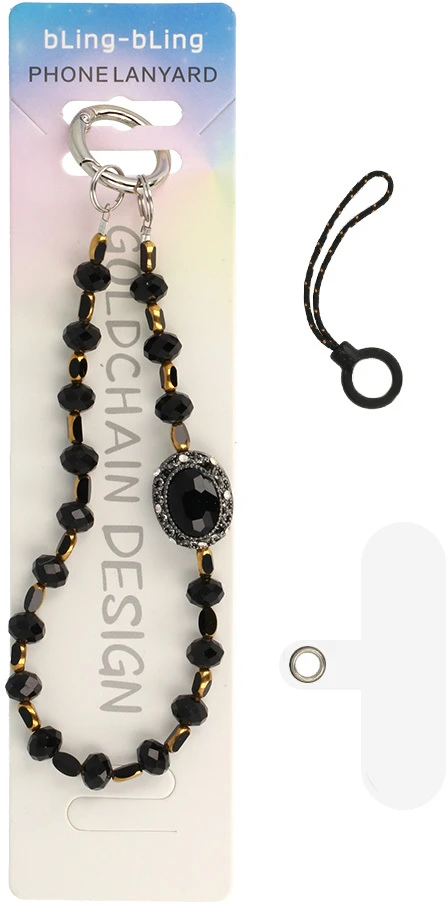 Fusion Accessories Phone pendant GC-BZ1 juodos spalvos