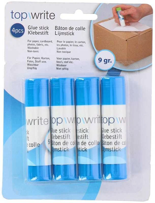 Topwrite - Klijų pieštukai 4 vnt.