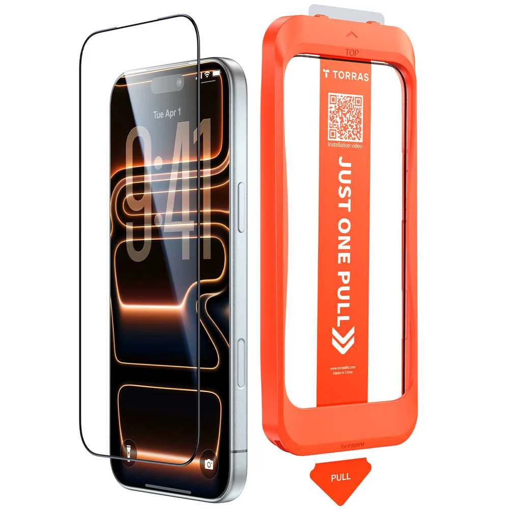 Torras GlassGo Install Master, skaidrus – iPhone 17 Pro Max