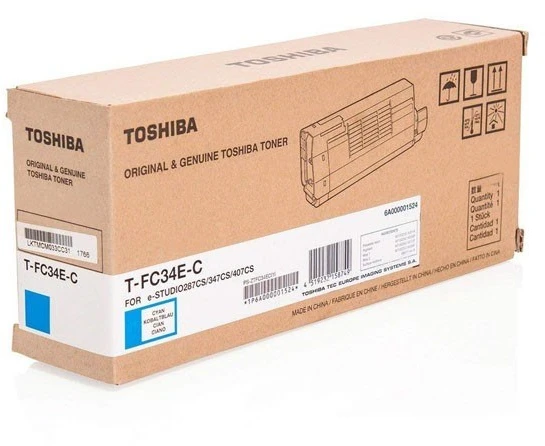 Toshiba T-FC34EC (6A000001524), žydra kasetė