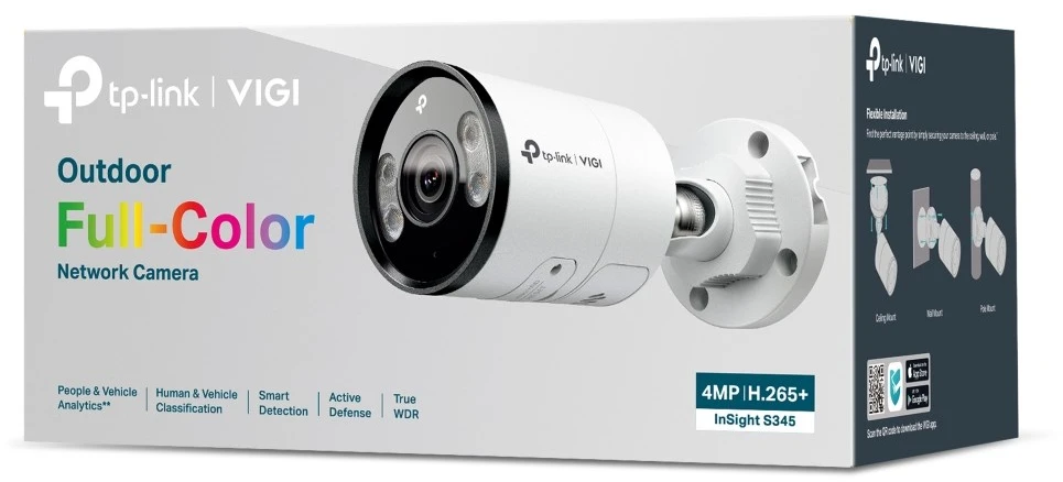 Tinklo Kamera - TP-LINK InSight S345 4MP 2688x1520 Atsparus Orui