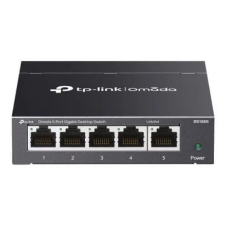 Šakotuvas TP-LINK LiteWave 5 prievadų gigabito darbalaukio komutatorius su 5 gigabito RJ45 prievadais, plieniniame korpuse