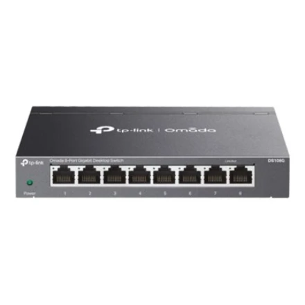 Šakotuvas TP-LINK LiteWave 8 prievadų gigabito darbalaukio komutatorius su 8 gigabito RJ45 prievadais, plieniniame korpuse
