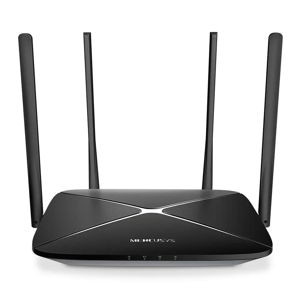 TP-LINK MERCUSYS AC12G AC1300 dviejų dažnių WiFi 802.11ac gigabito maršrutizatorius, 4xLAN, 1xWAN