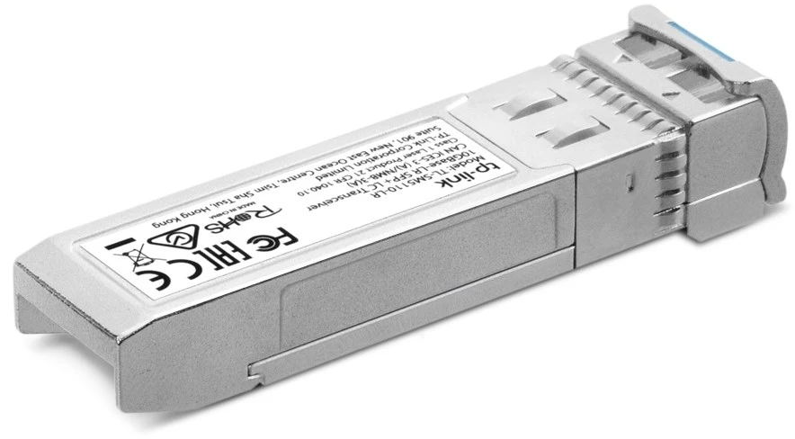Šakotuvas TP-LINK | 10GBase-LR SFP+ LC siųstuvas-imtuvas | TL-SM5110-LR | LC Duplex | 10240 Mbit/s | Bangos ilgis 1310 nm | Maksimalus perdavimo atstumas 10000 m | 0–70 °C
