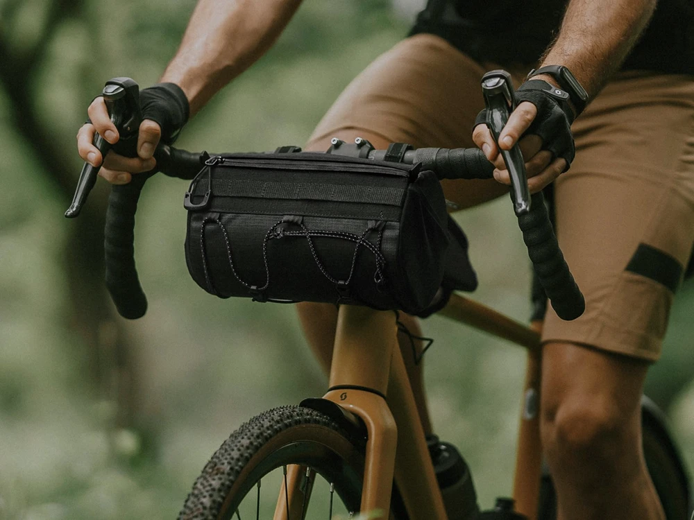 TPK Topeak Tubular BarBag Priekis Krepšys dviračiui 3,8 L Poliesteris Juoda