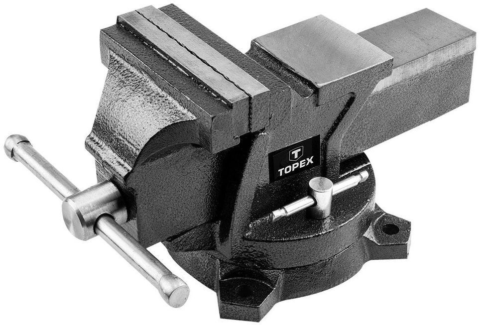 Topex sukamieji spaustukai su priekalu 125mm 07A212
