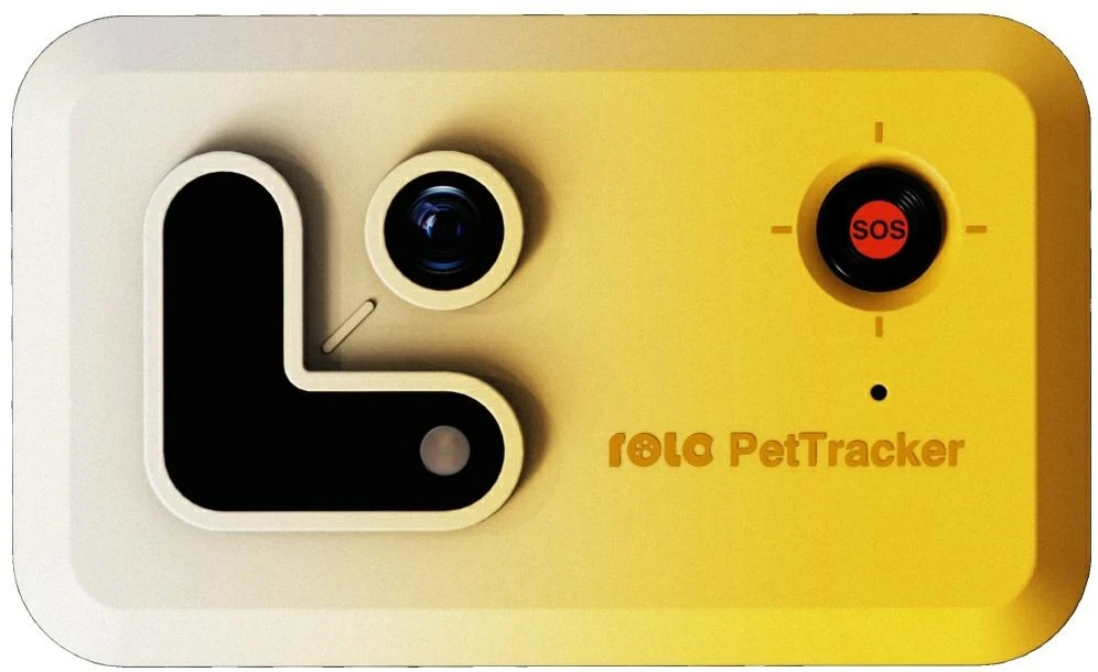 GPS sekimo pakabukas naminiams gyvūnams Enabot ROLA PetTracker, Geltonas, SIM pridėta