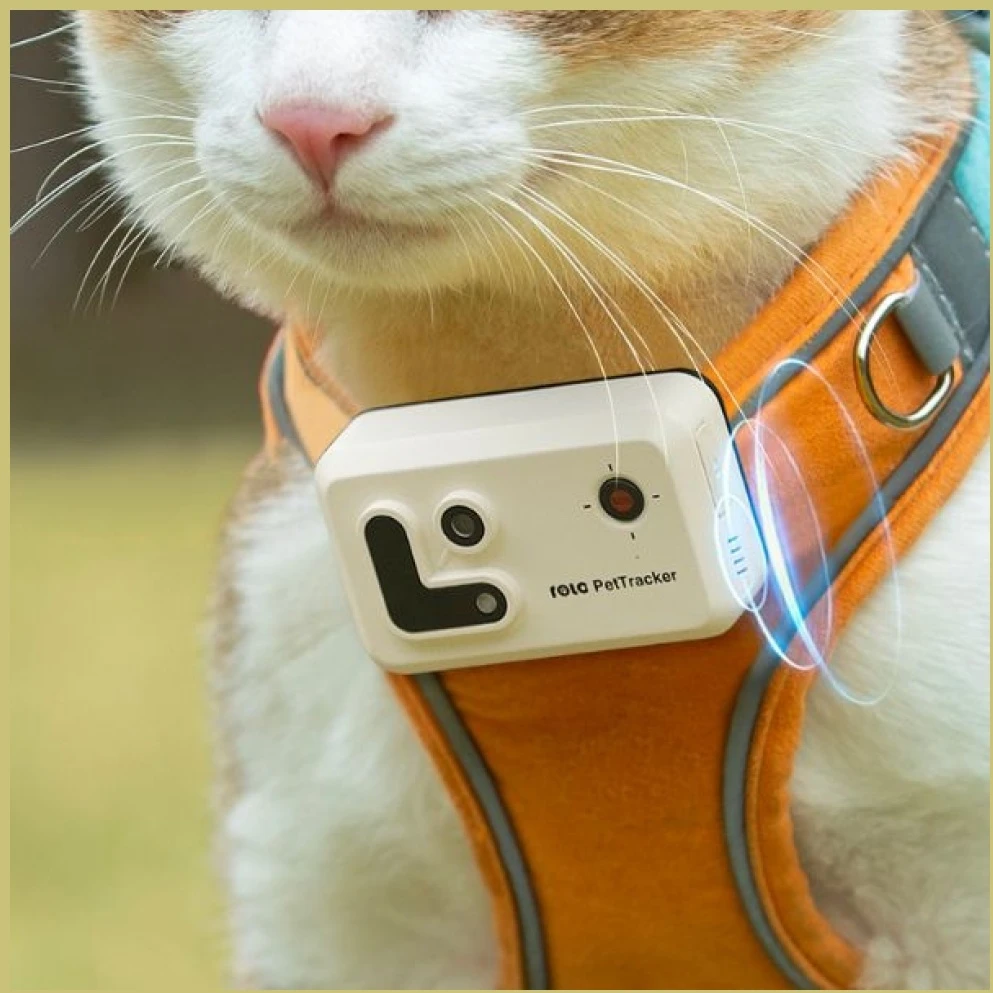 GPS sekimo pakabukas naminiams gyvūnams Enabot ROLA PetTracker, Geltonas, SIM pridėta