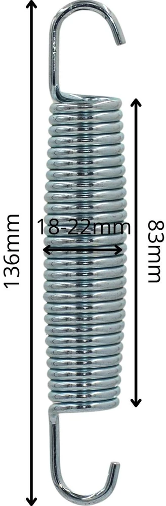 Spyruoklė fi244cm fi305cm fi366cm fi427cm batutui Enero, L-140mm