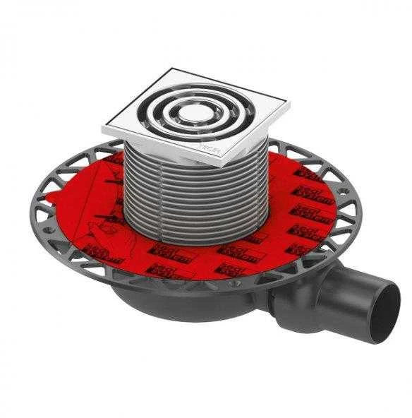 TECE DRAINPOINT S trapo komplektas DN50, horizontalus